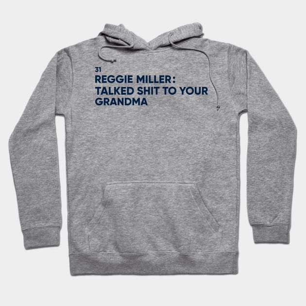 Reggie Miller Hoodie by FlipFlapDox